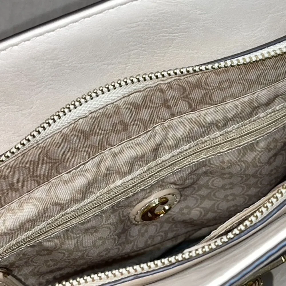 Charming Charlie | Cream Convertible Shoulder Bag